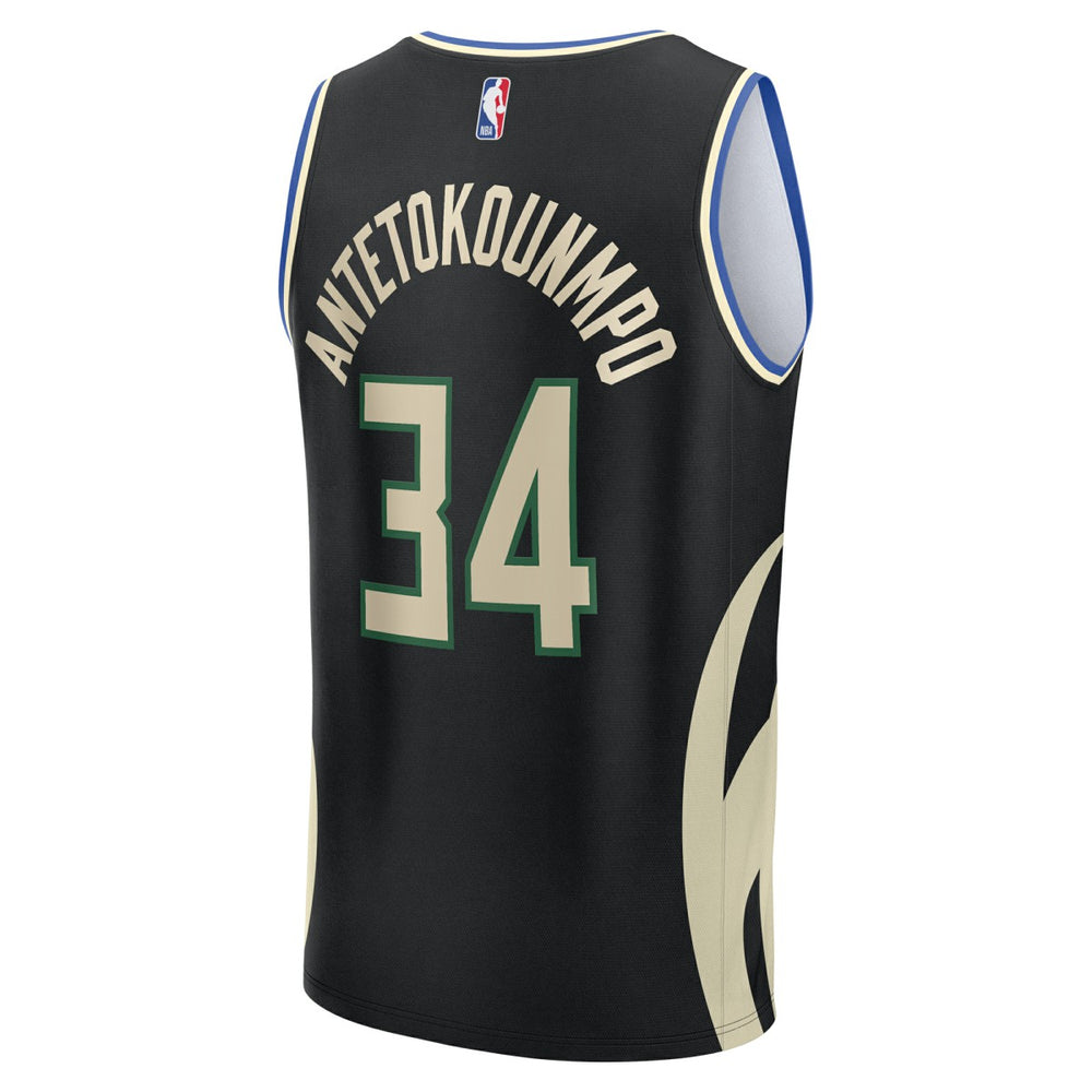 Giannis Antetokounmpo Milwaukee Bucks Youth Fast Break Replica Player Jersey Outlet