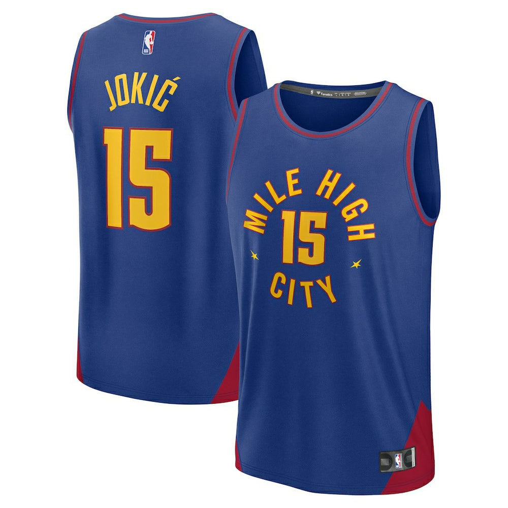 Nikola Jokic Denver Nuggets Youth Fast Break Replica Player Jersey sale Online