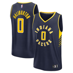 Tyrese Haliburton Indiana Pacers Fanatics Youth Fast Break Replica Player Jersey - Icon Edition - Navy