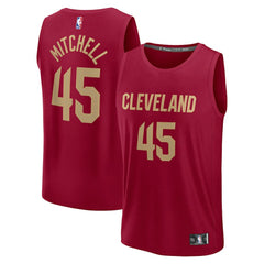Donovan Mitchell Cleveland Cavaliers Youth Fast Break Replica Player Jersey sale For Sale