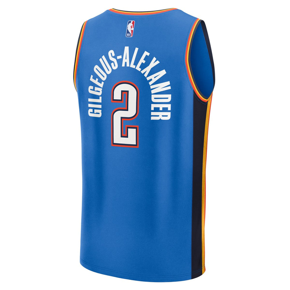 Shai Gilgeous-Alexander Oklahoma City Thunder Youth Fast Break Replica Player Jersey Discount