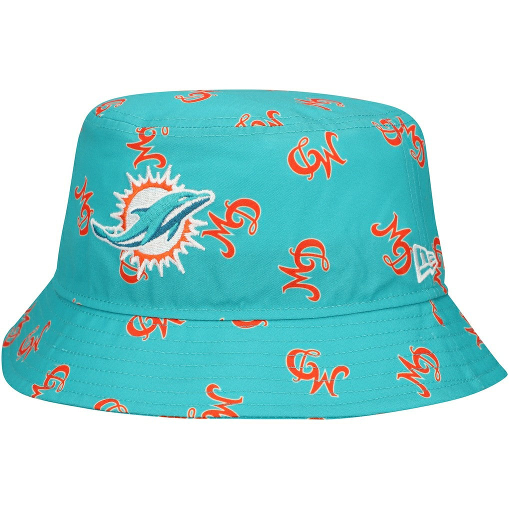 Miami Dolphins New Era City Originals Bucket Hat