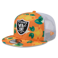 Las Vegas Raiders New Era Citrus 9FIFTY Trucker Snapback Hat