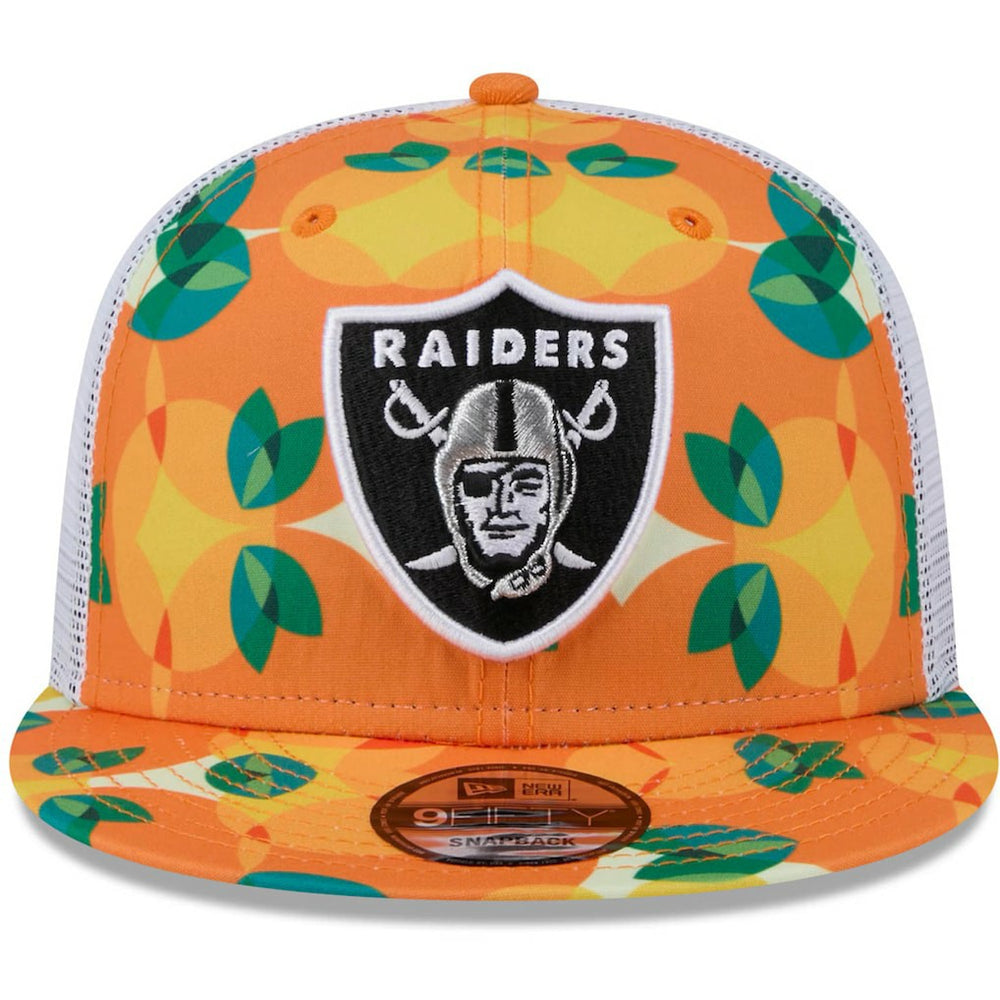 Las Vegas Raiders New Era Citrus 9FIFTY Trucker Snapback Hat