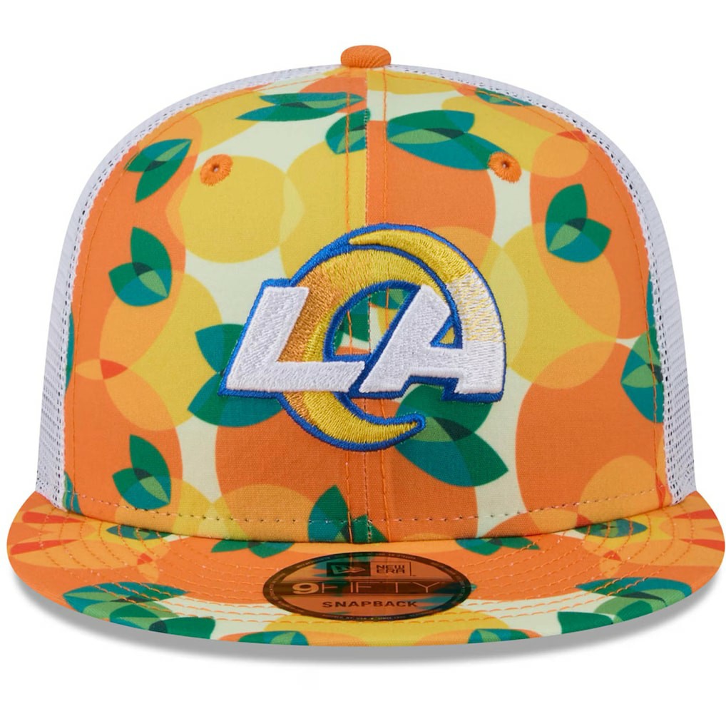 Los Angeles Rams New Era Citrus 9FIFTY Trucker Snapback Hat