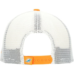 Miami Dolphins New Era Citrus 9FIFTY Trucker Snapback Hat