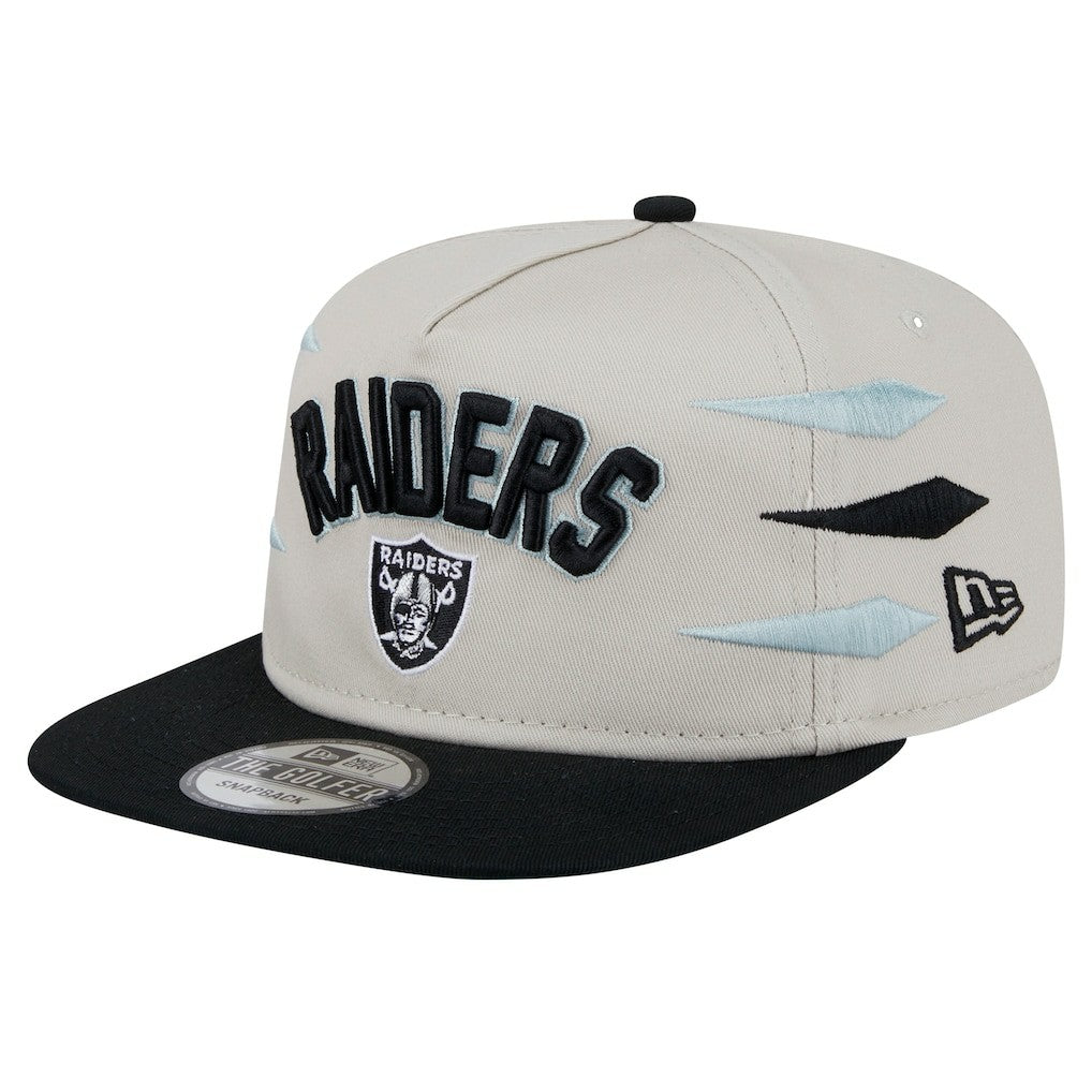 Las Vegas Raiders New Era Athletic Golfer Snapback Hat