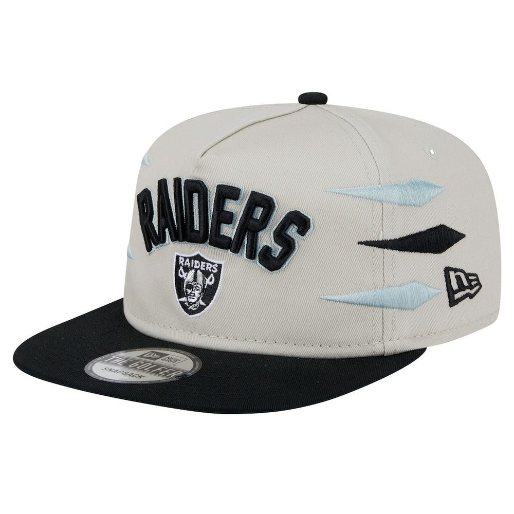 Las Vegas Raiders New Era Athletic Golfer Snapback Hat