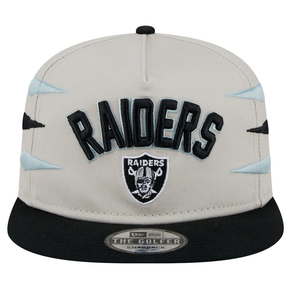 Las Vegas Raiders New Era Athletic Golfer Snapback Hat
