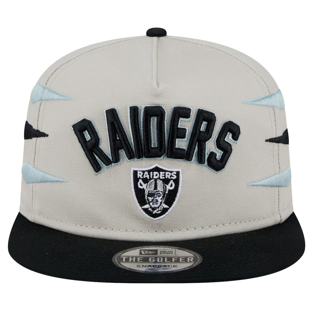 Las Vegas Raiders New Era Athletic Golfer Snapback Hat