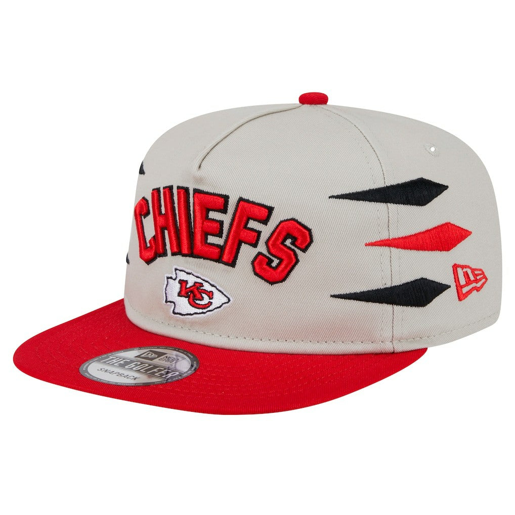 Kansas City Chiefs New Era Athletic Golfer Snapback Hat