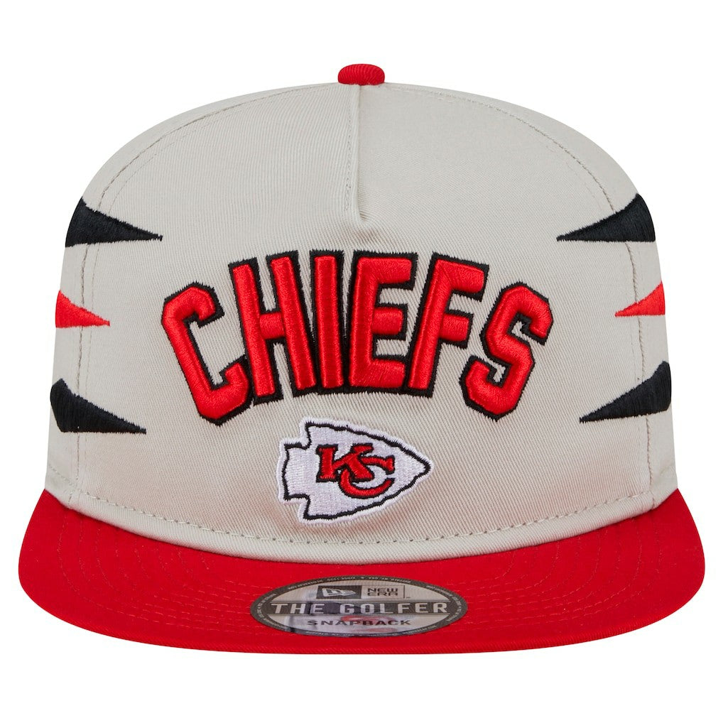 Kansas City Chiefs New Era Athletic Golfer Snapback Hat