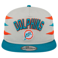 Miami Dolphins New Era Athletic Golfer Snapback Hat