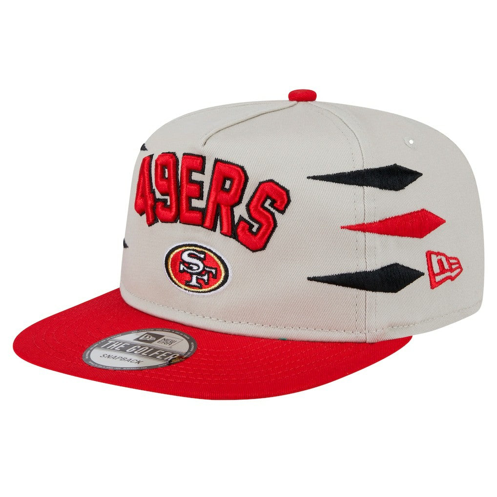 San Francisco 49ers New Era Athletic Golfer Snapback Hat