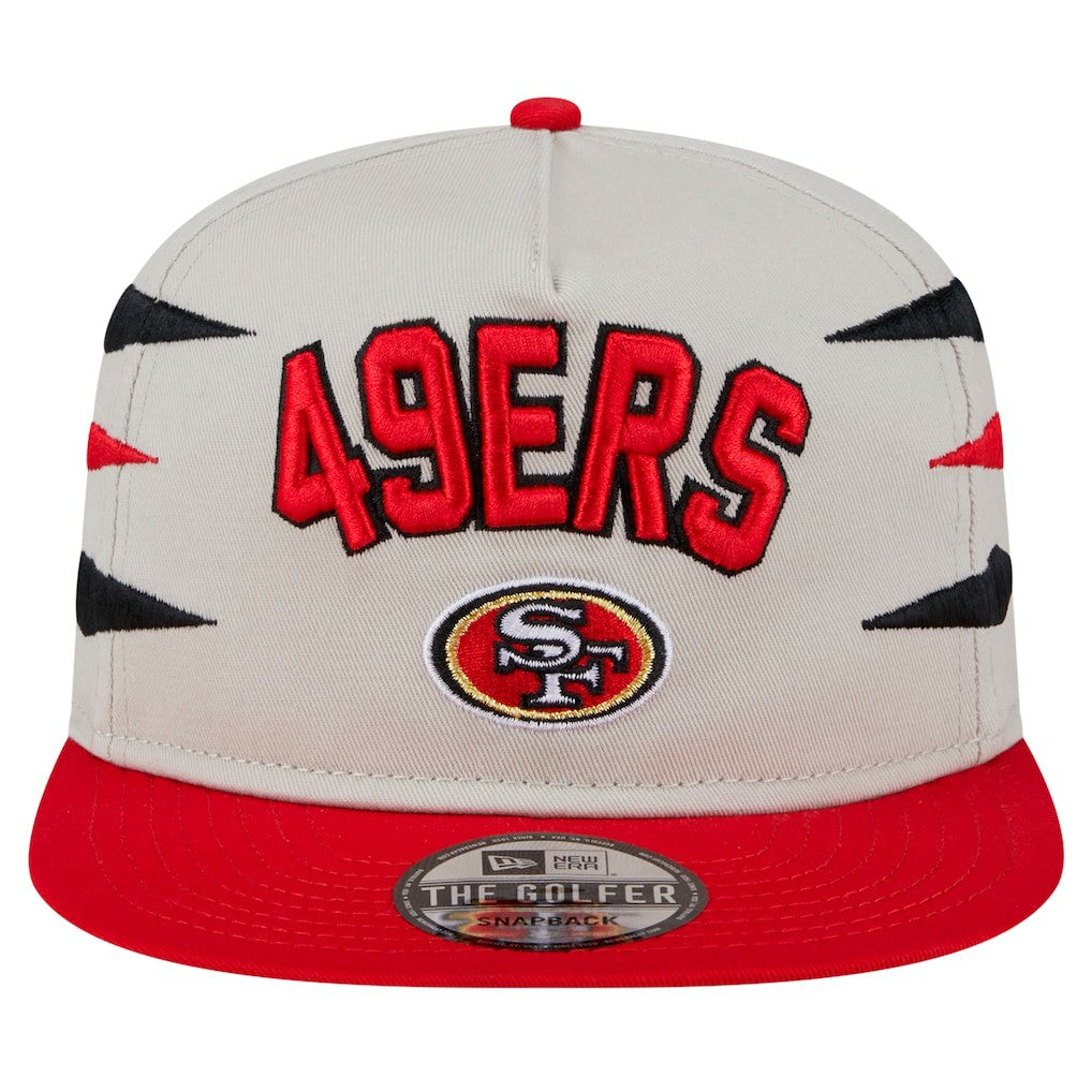 San Francisco 49ers New Era Athletic Golfer Snapback Hat
