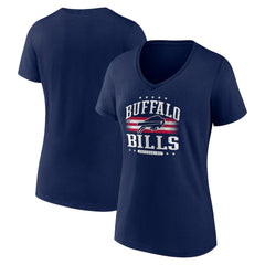 Buffalo Bills  Women's Americana Team V-Neck T-Shirt