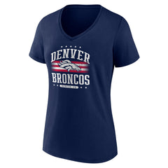 Denver Broncos  Women's Americana Team V-Neck T-Shirt