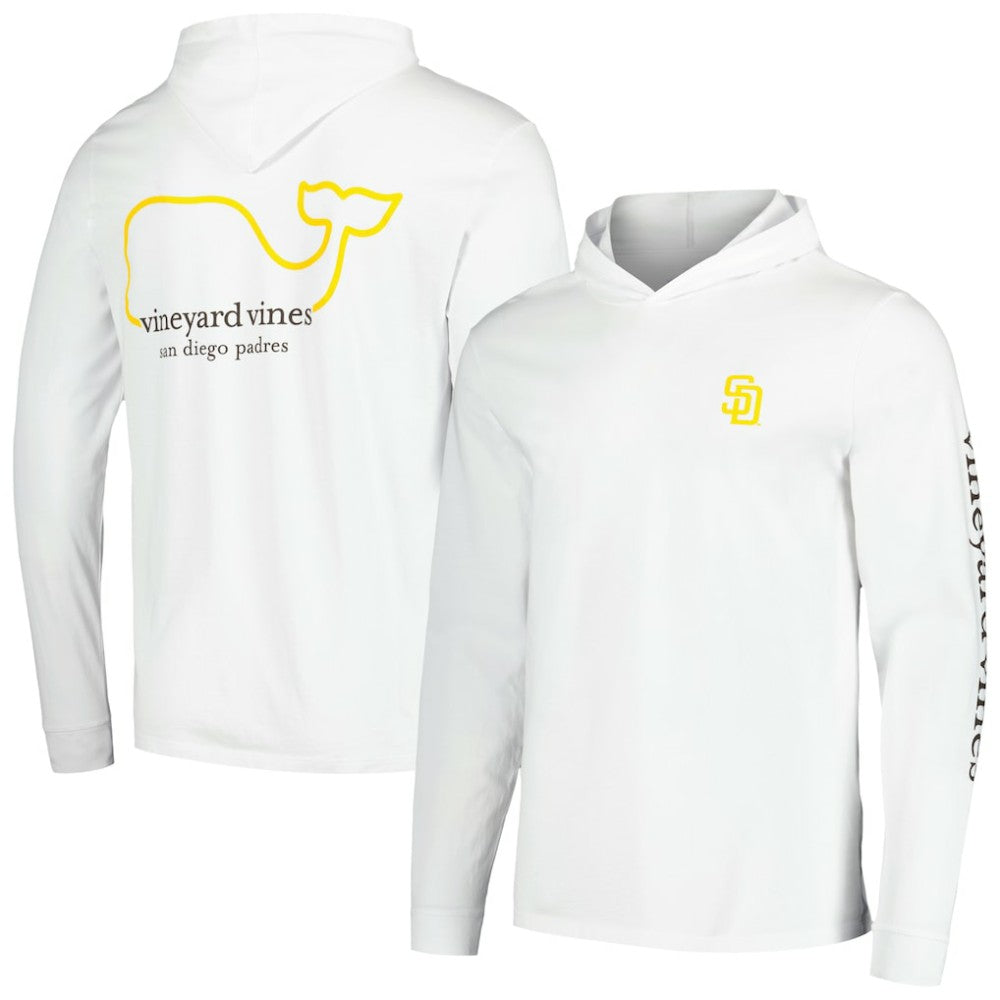 San Diego Padres Vineyard Vines Long Sleeve Hoodie T-Shirt | MLB Outlet