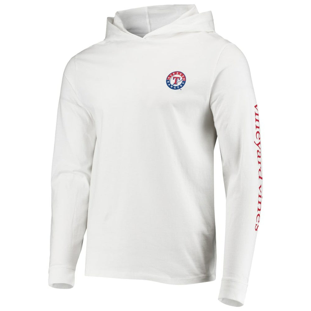 Texas Rangers Vineyard Vines Long Sleeve Hoodie T-Shirt | MLB Online