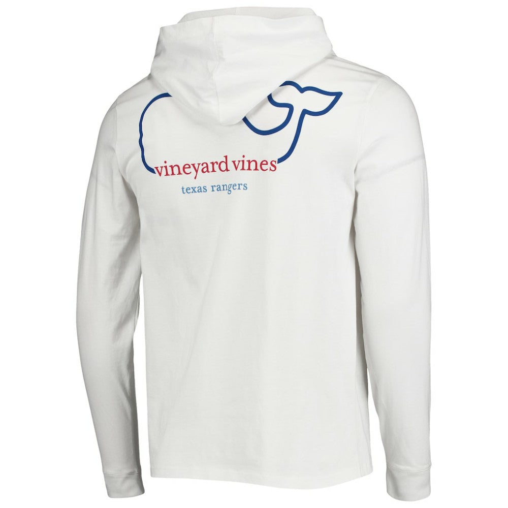 Texas Rangers Vineyard Vines Long Sleeve Hoodie T-Shirt | MLB Online