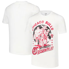 Chicago Bulls Youth NBA x Marvel Avengers Squad T-Shirt sale On Sale
