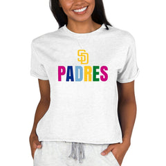 San Diego Padres Concepts Sport Women's Mainstream Terry Sweatshirt | MLB Online