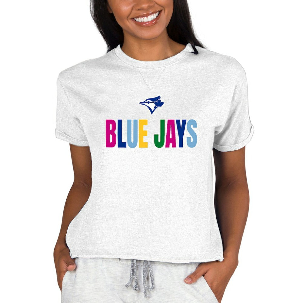 Toronto Blue Jays Concepts Sport Women's Mainstream Terry Sweatshirt | MLB Discount