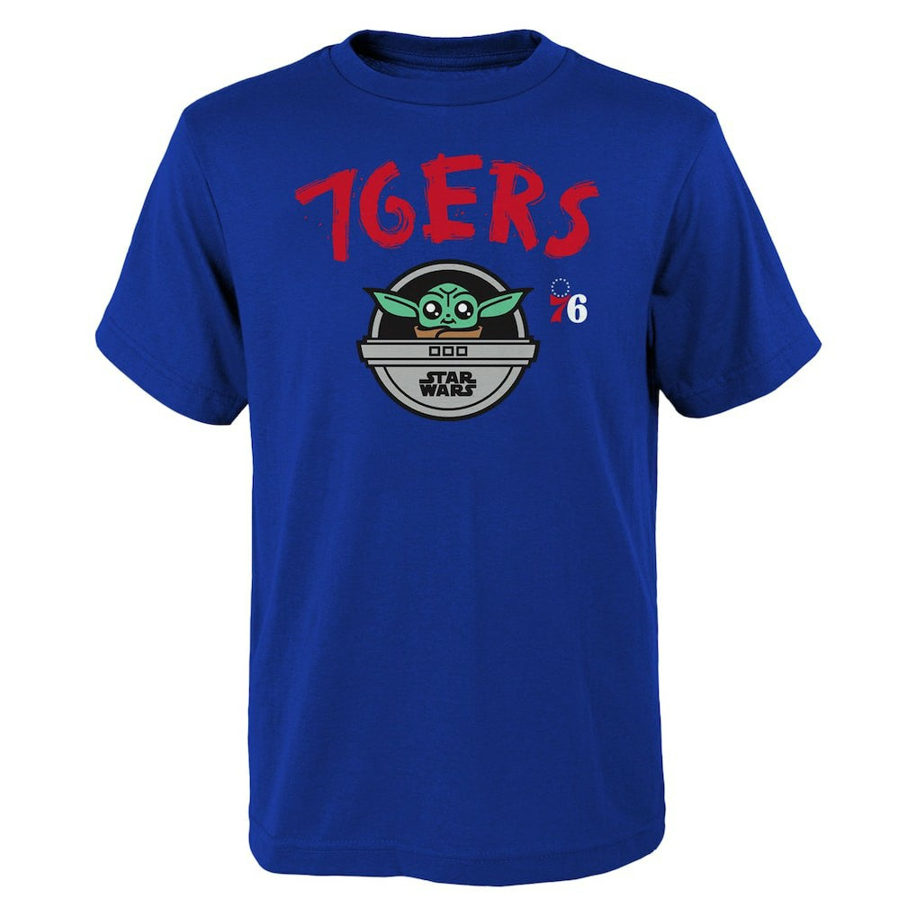 Philadelphia 76ers Youth Star Wars The Child T-Shirt On Sale