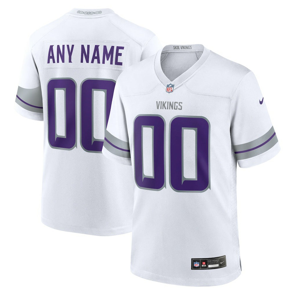 Minnesota Vikings Nike Alternate Custom Game Jersey