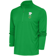 Pittsburgh Penguins Antigua Shamrock Tribute Quarter-Zip Pullover Top For Sale
