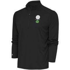 Boston Bruins Antigua Shamrock Tribute Quarter-Zip Pullover Top For Sale