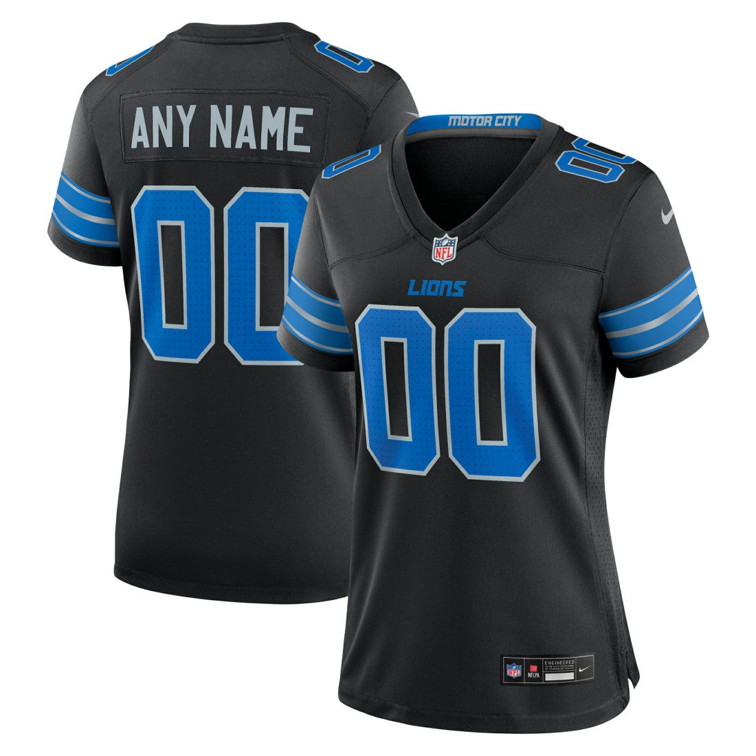 Detroit Lions Nike Women's Alternate Custom Game Jersey