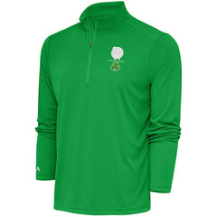 Boston Celtics Antigua Shamrock Tribute Quarter-Zip Pullover Top On Sale