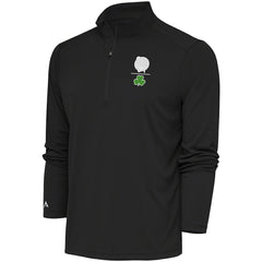 Boston Celtics Antigua Shamrock Tribute Quarter-Zip Pullover Top New