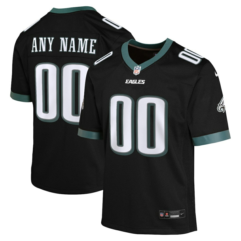 Philadelphia Eagles Nike Youth Alternate Custom Game Jersey