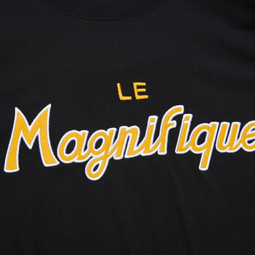 Mario Lemieux Pittsburgh Penguins Mitchell & Ness Premium Nickname Vintage Logo T-Shirt For Sale