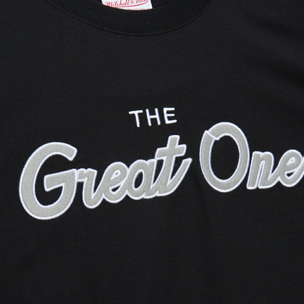 Wayne Gretzky Los Angeles Kings Mitchell & Ness Premium Nickname Vintage Logo T-Shirt On Sale