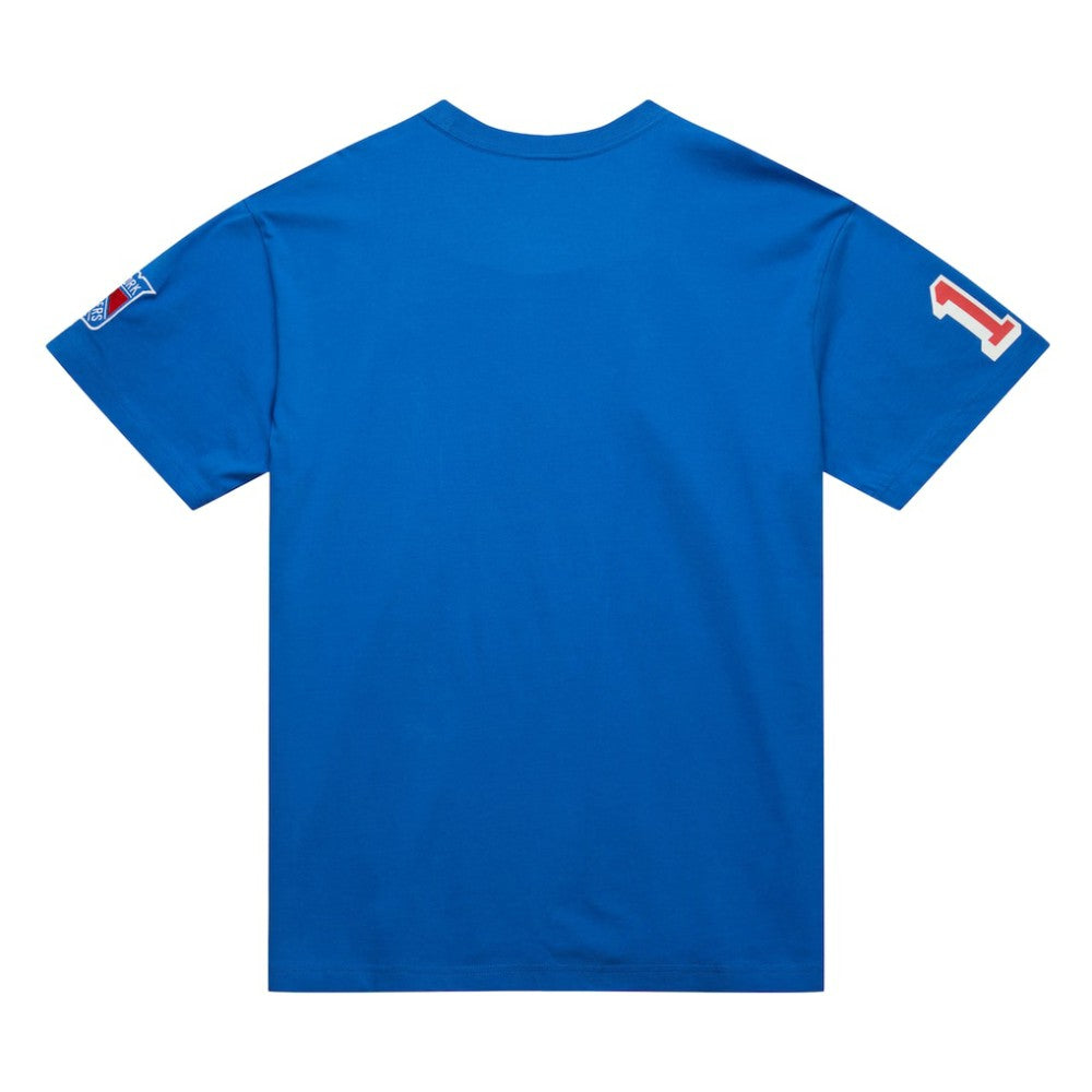 Mark Messier New York Rangers Mitchell & Ness Premium Nickname Vintage Logo T-Shirt Outlet