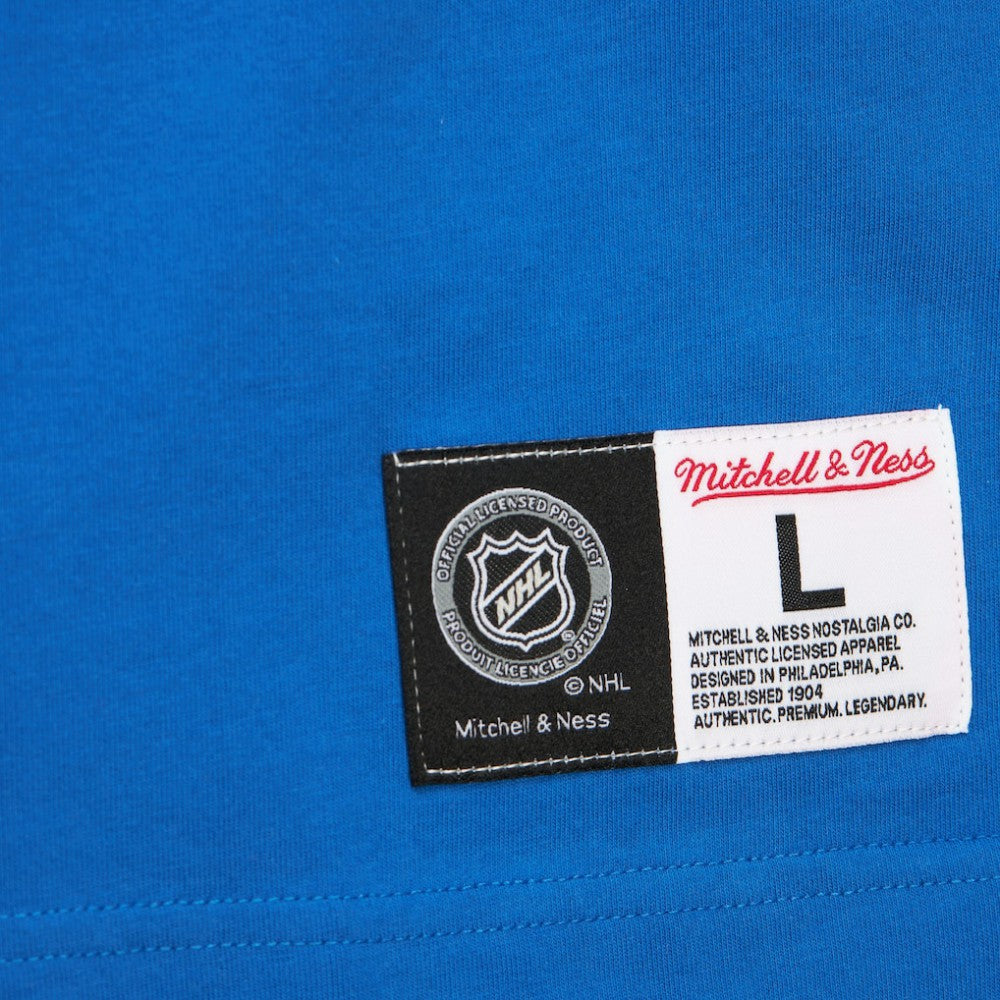 Mark Messier New York Rangers Mitchell & Ness Premium Nickname Vintage Logo T-Shirt Outlet