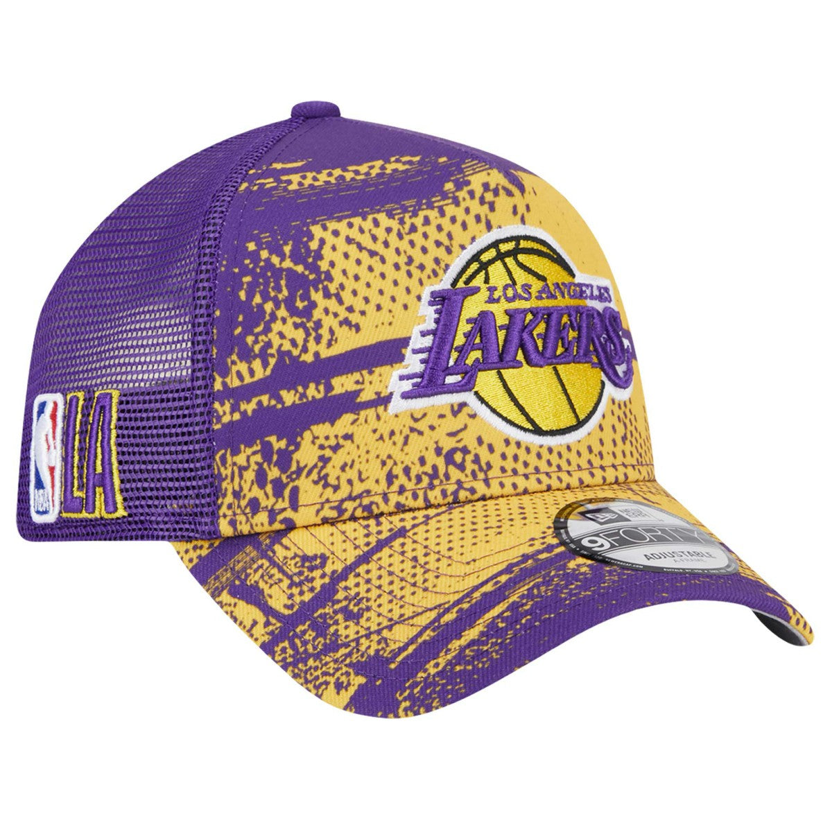 Los Angeles Lakers Tip Off A-Frame Trucker 9FORTY Adjustable Hat On Sale