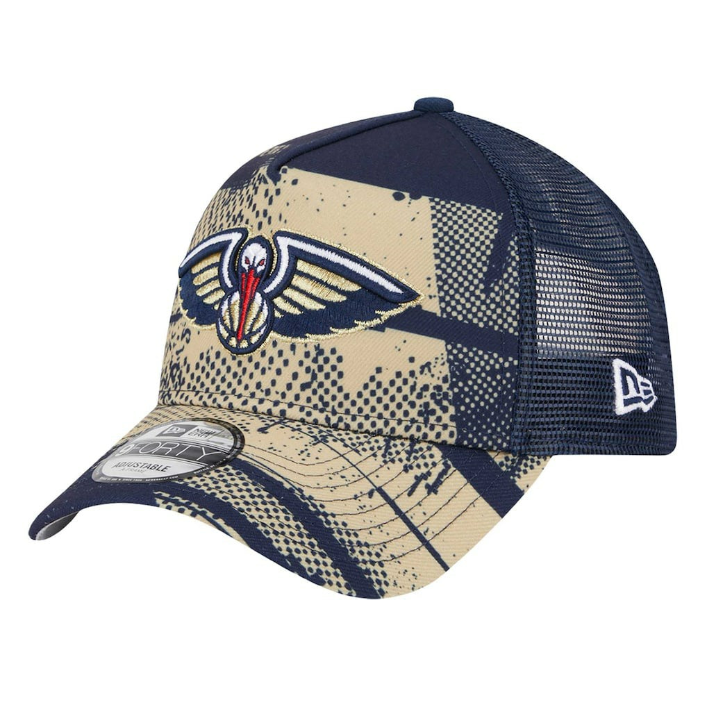 New Orleans Pelicans Tip Off A-Frame Trucker 9FORTY Adjustable Hat Online
