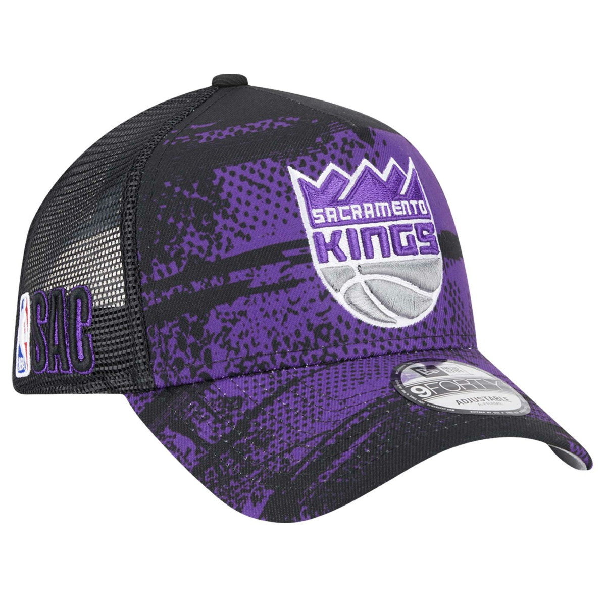 Sacramento Kings Tip Off A-Frame Trucker 9FORTY Adjustable Hat For Sale