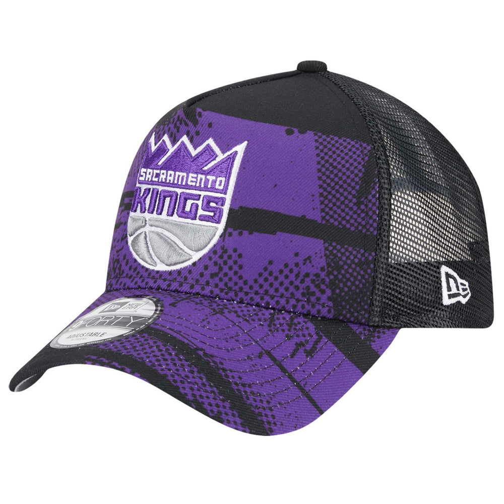 Sacramento Kings Tip Off A-Frame Trucker 9FORTY Adjustable Hat For Sale