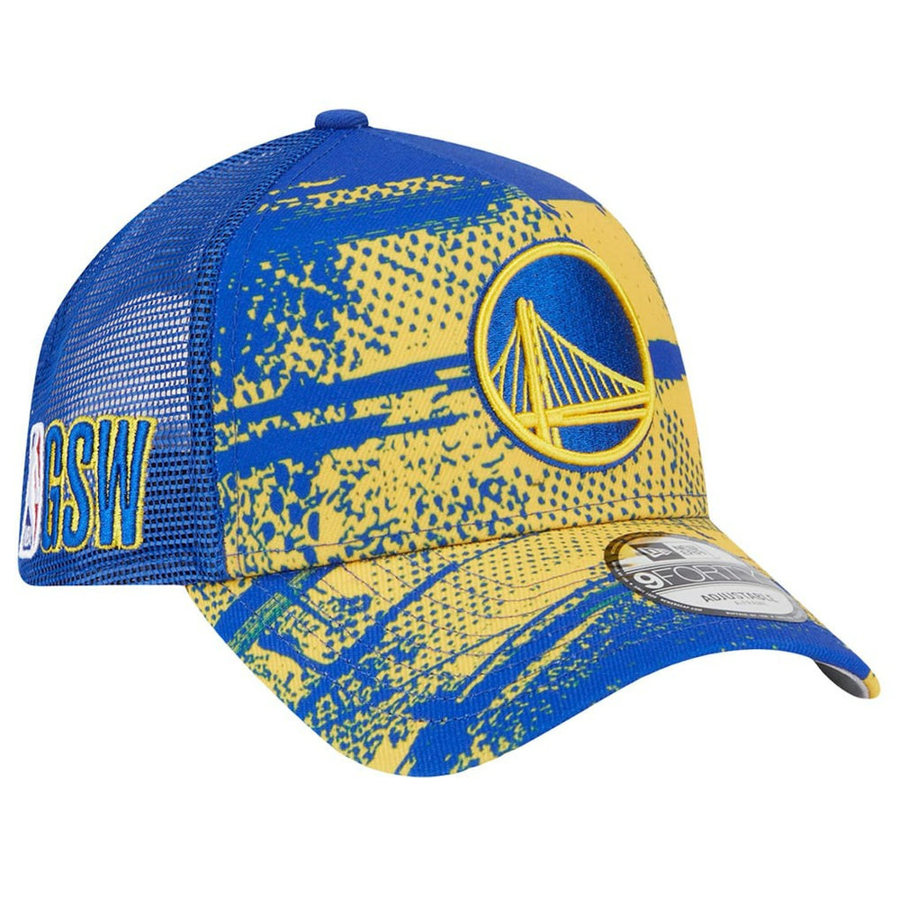 Golden State Warriors Tip Off A-Frame Trucker 9FORTY Adjustable Hat sale Online