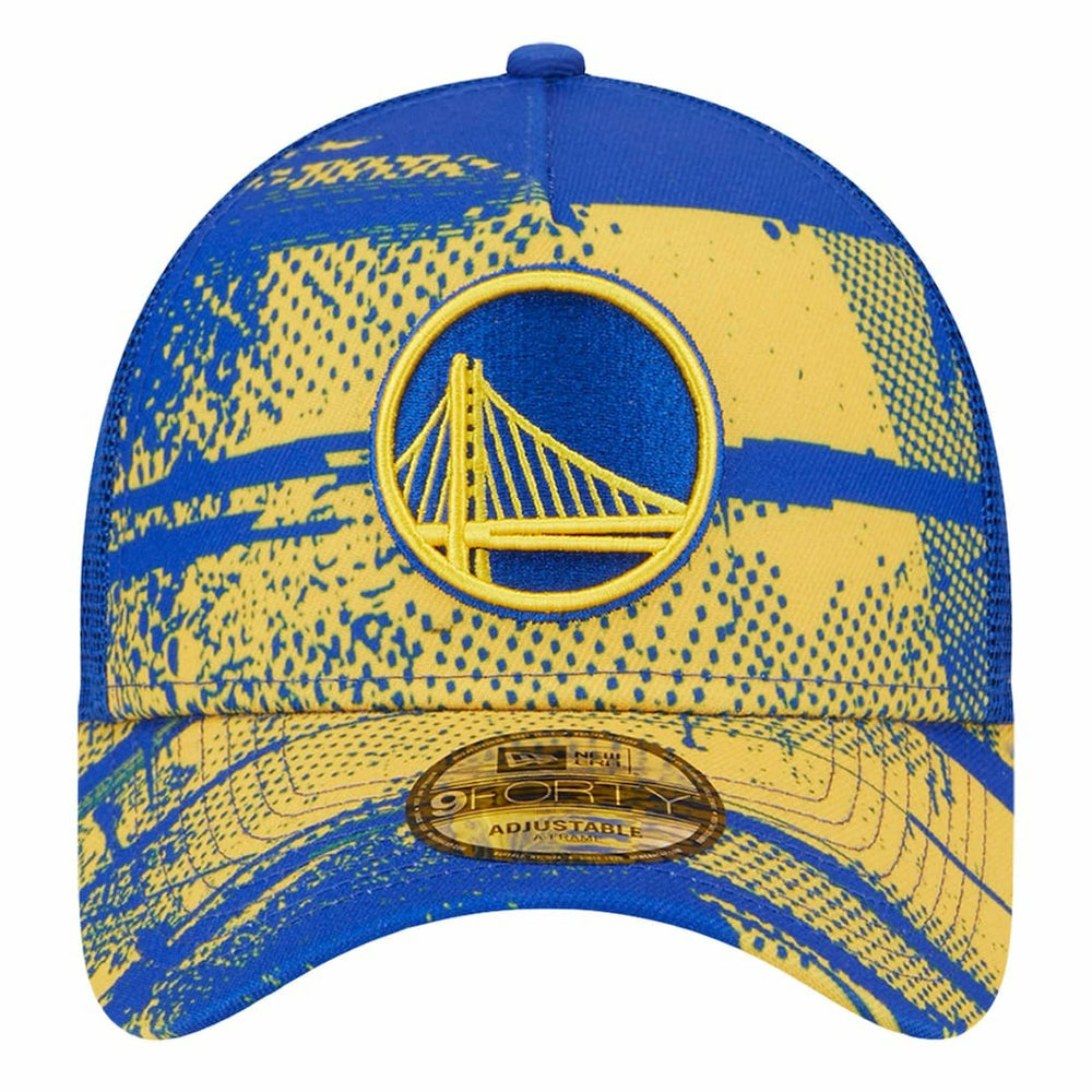 Golden State Warriors Tip Off A-Frame Trucker 9FORTY Adjustable Hat sale Online