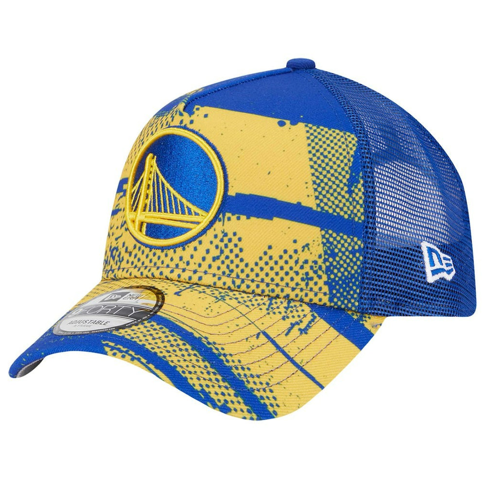 Golden State Warriors Tip Off A-Frame Trucker 9FORTY Adjustable Hat sale Online