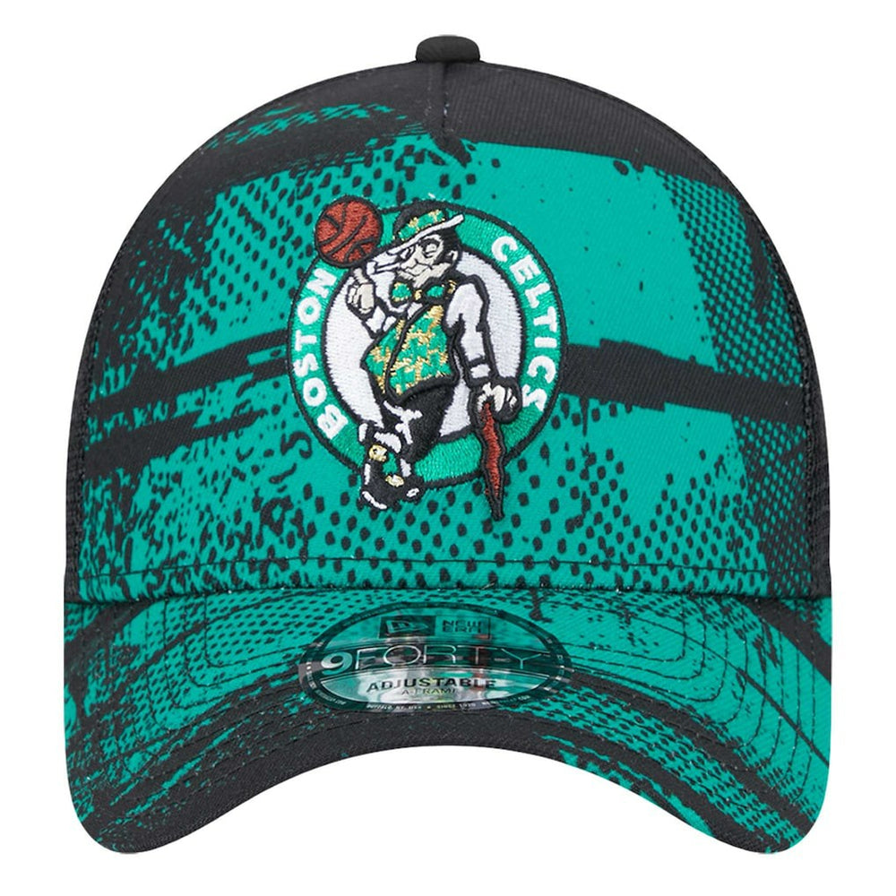 Boston Celtics Tip Off A-Frame Trucker 9FORTY Adjustable Hat Online
