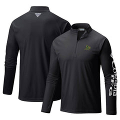 Athletics Columbia Terminal Tackle Omni-Shade Raglan Quarter-Zip Pullover Top | MLB On Sale