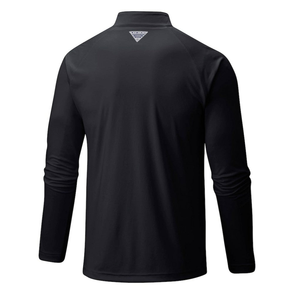 Athletics Columbia Terminal Tackle Omni-Shade Raglan Quarter-Zip Pullover Top | MLB On Sale