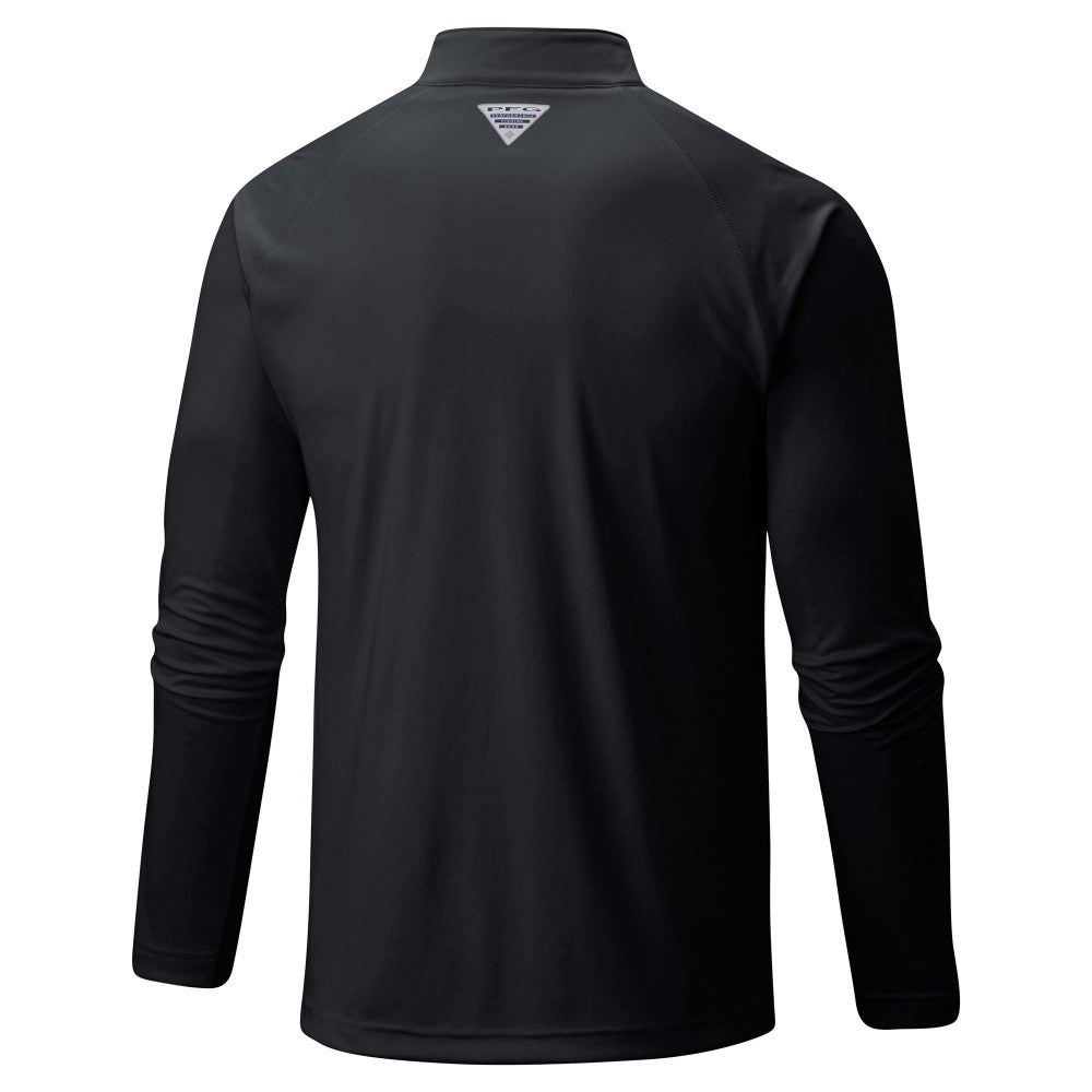 Cincinnati Reds Columbia Terminal Tackle Omni-Shade Raglan Quarter-Zip Pullover Top | MLB Discount